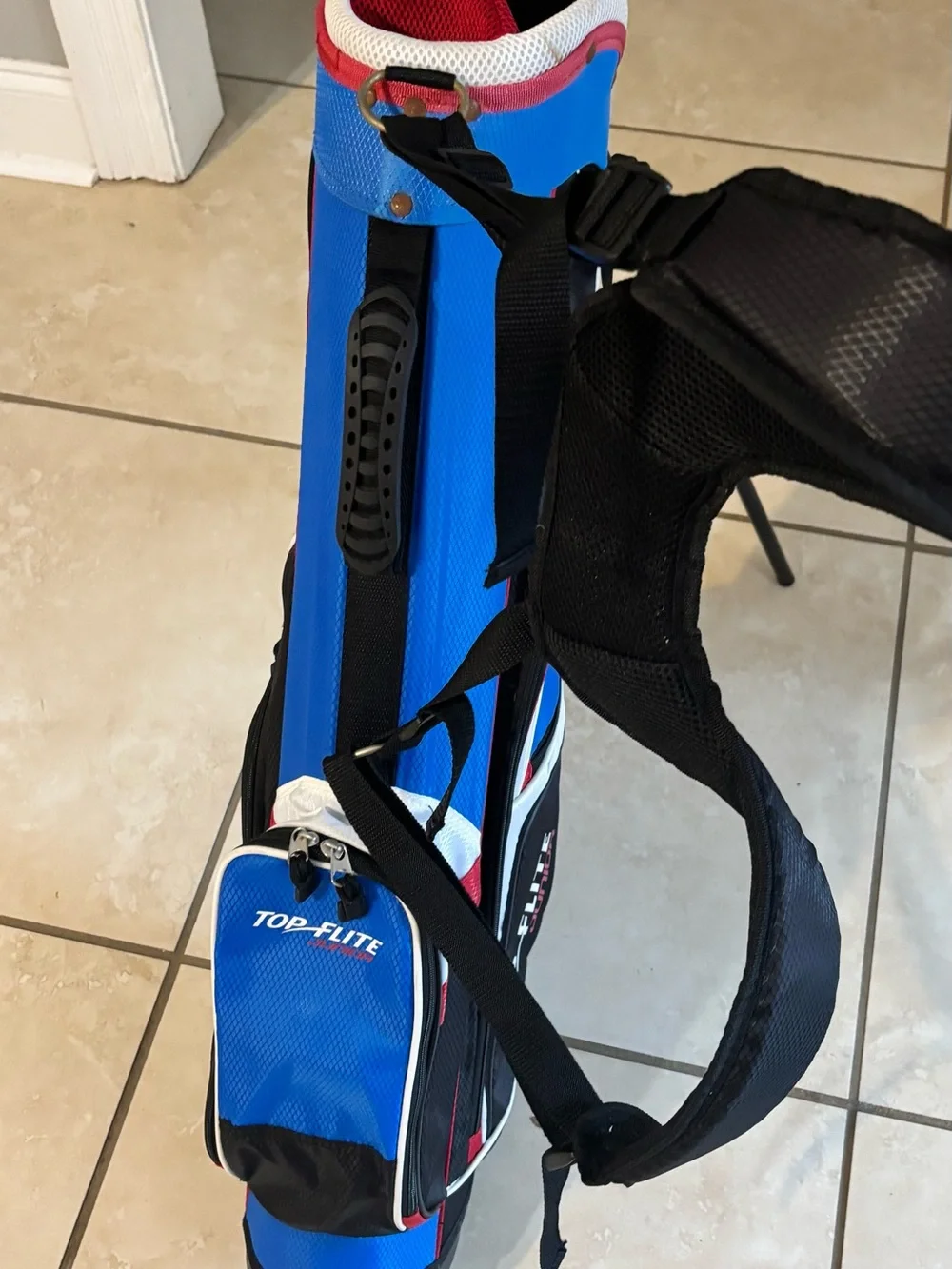 Blue Carry Golf Bag with Stand